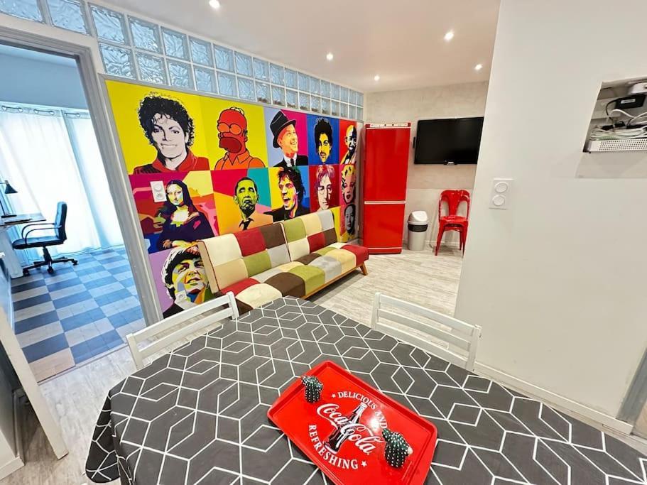 Appartement Avec 4 Chambres Doubles - Proche De La Mer, Des Transports Et De La Promenade Des Anglais Nice Bagian luar foto